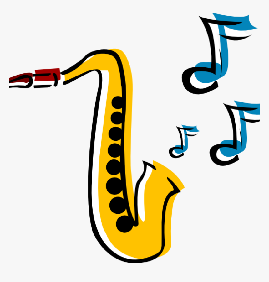 Transparent Saxophone Silhouette Png, Png Download