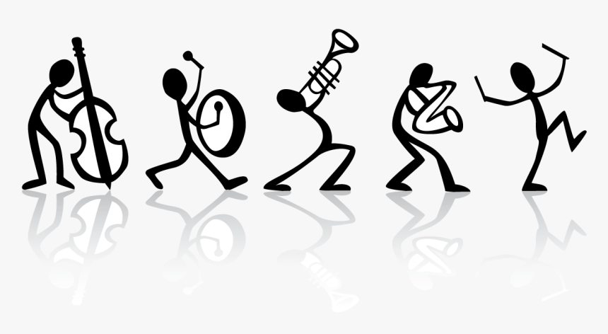 Saxophone Silhouette Png, Transparent Png