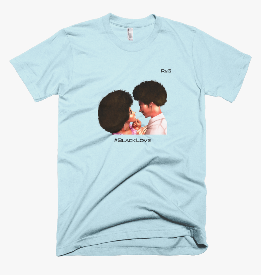 Loving Black Couple T-shirt, HD Png Download