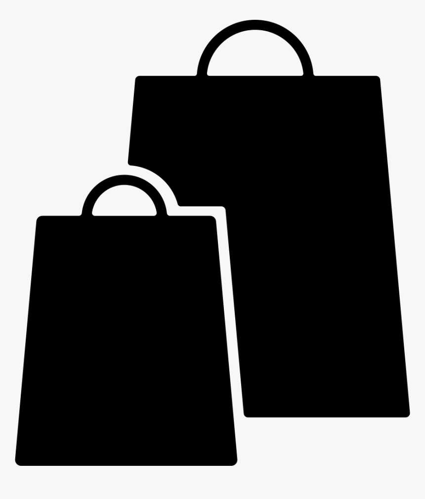 Shopping Bags Black Couple, HD Png Download