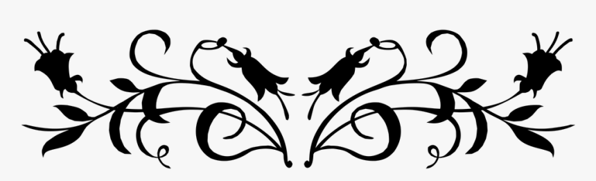 Flourish, Floral, Decorative, Ornamental, Abstract, HD Png Download