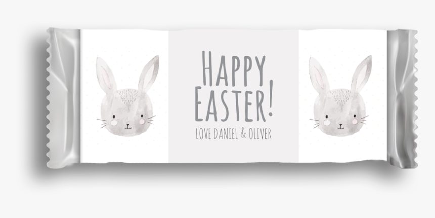 Picture Of Grey Easter Bunny Wrapper, HD Png Download