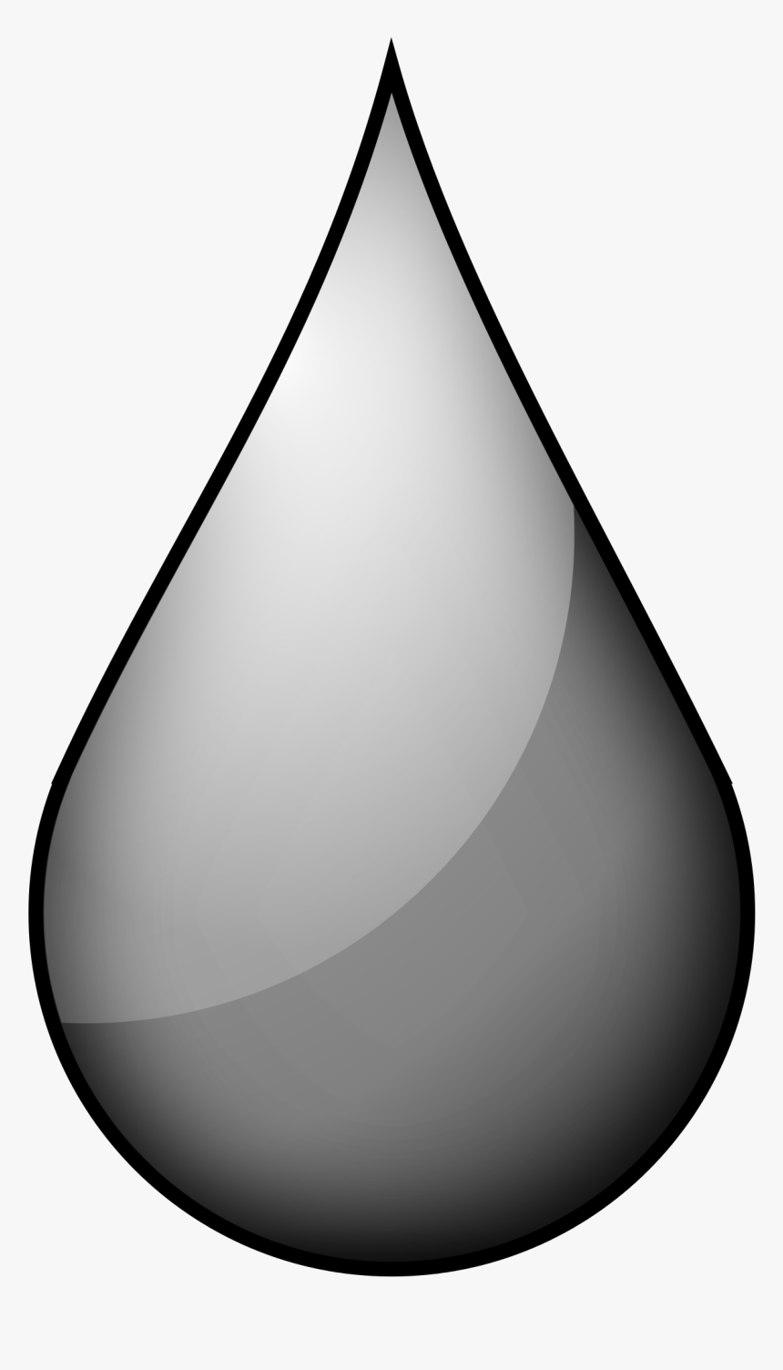 Gota Gris Png, Transparent Png