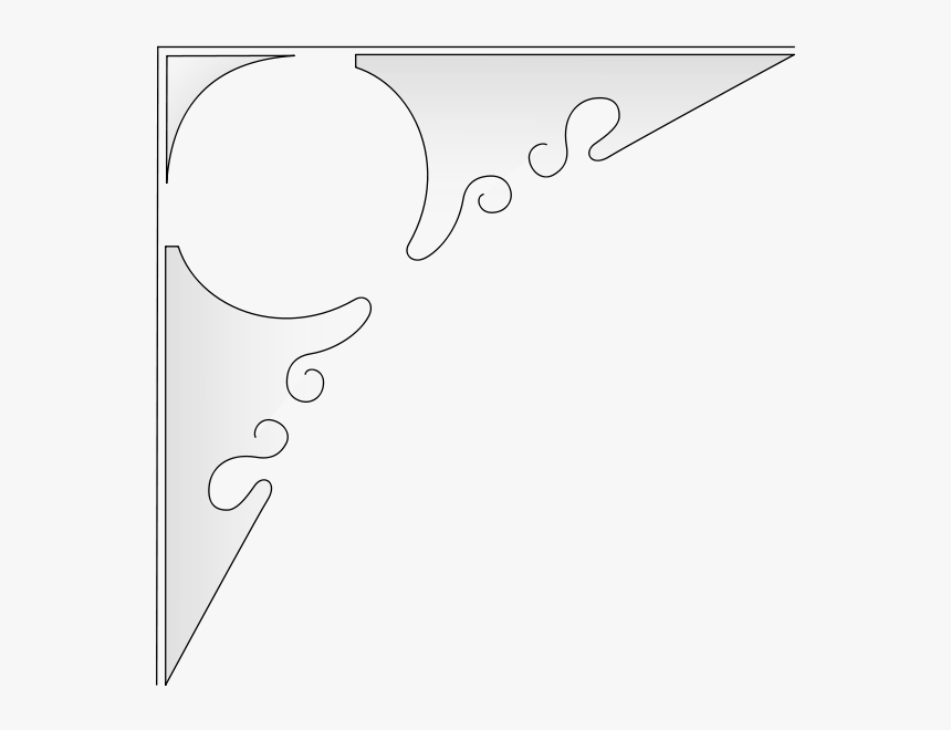 Flourish Three Corner 01 Png Images, Transparent Png