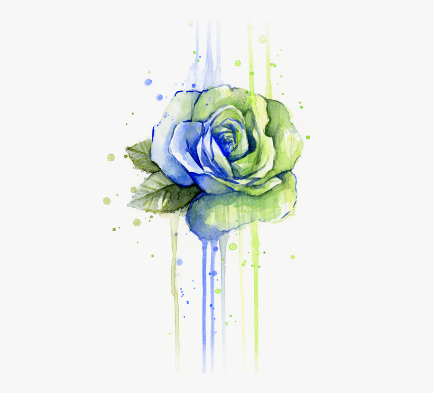 Watercolor Roses Png, Transparent Png