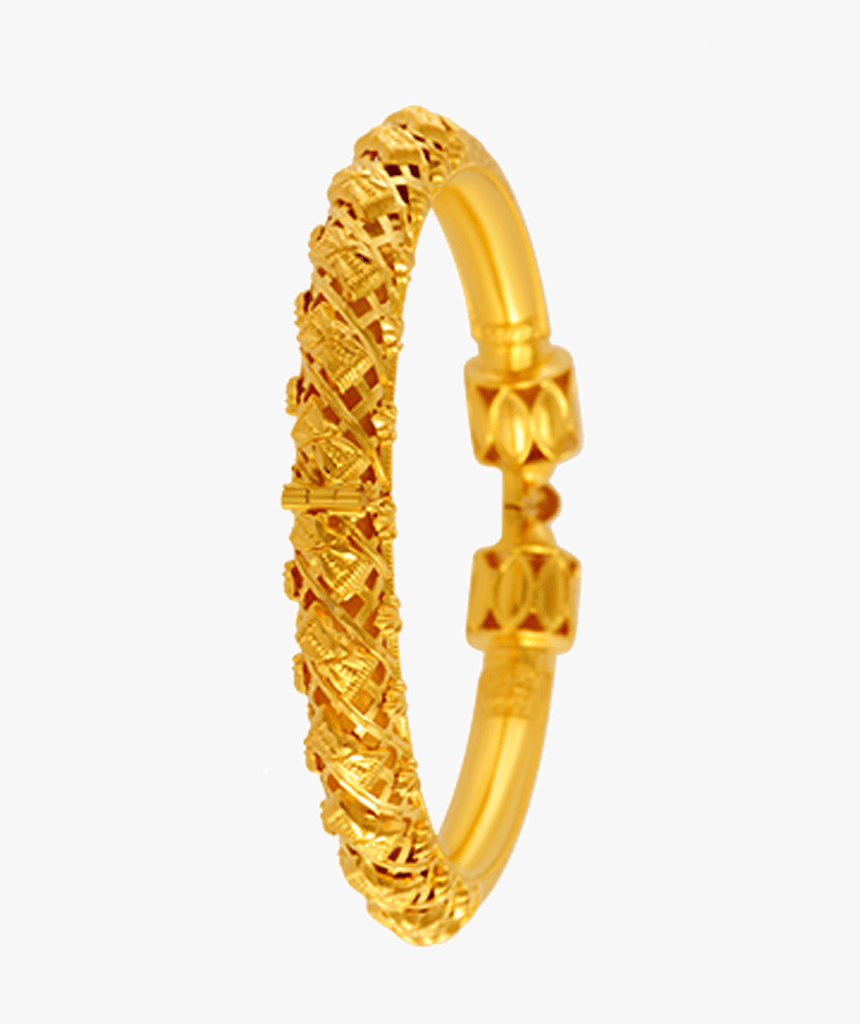 22kt Yellow Gold Bangle For Women, HD Png Download