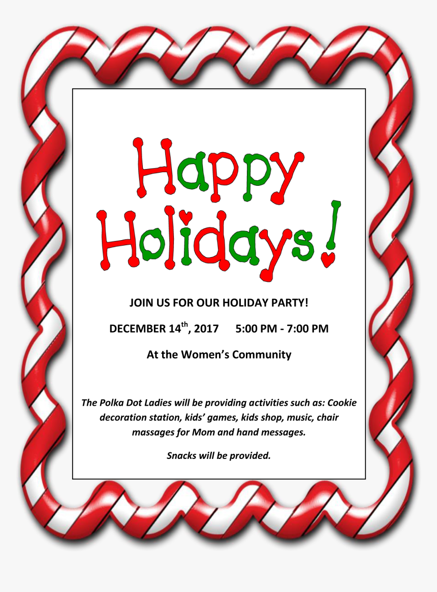 Holiday Party Png, Transparent Png