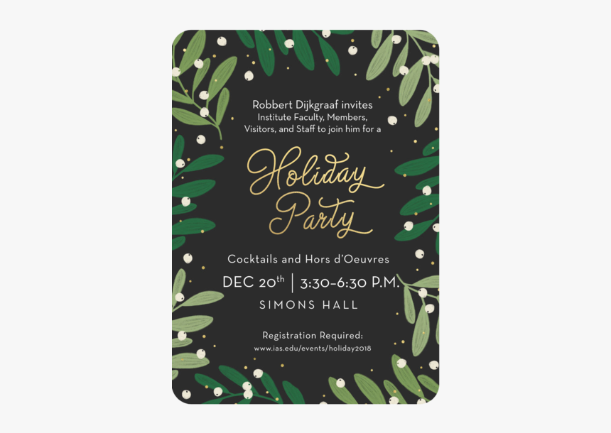 Holiday Party Png, Transparent Png
