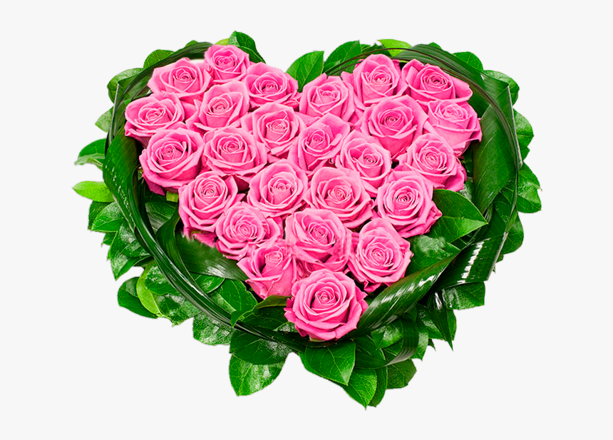 Heart Of Pink Roses Png Clipart Picture, Transparent Png