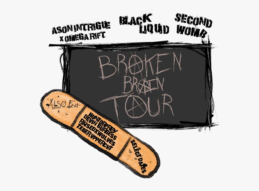 Broken Brain Tour Flyer Epk Image, HD Png Download