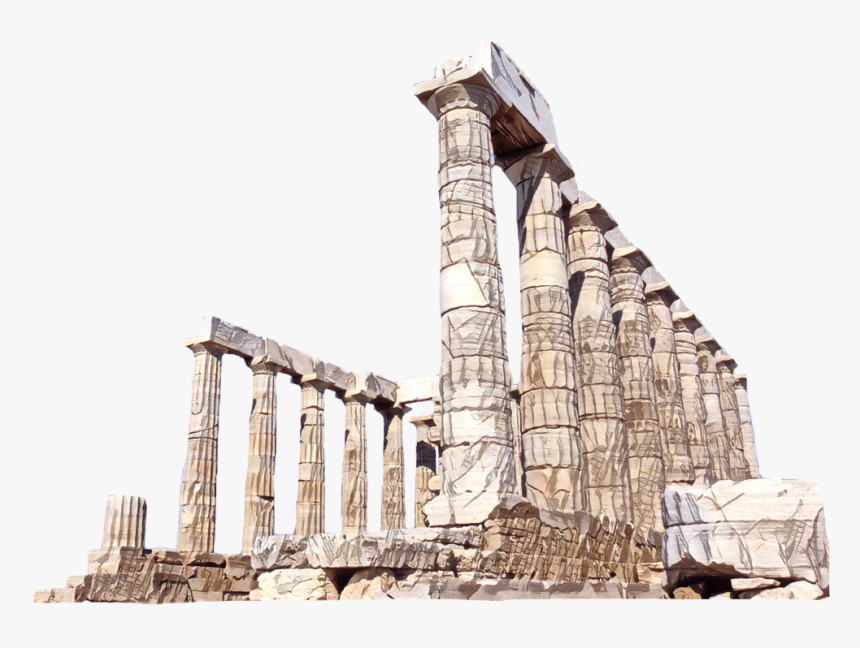 #ftestickers #temple #poseidon #architecture #columns#freetoedit, HD Png Download