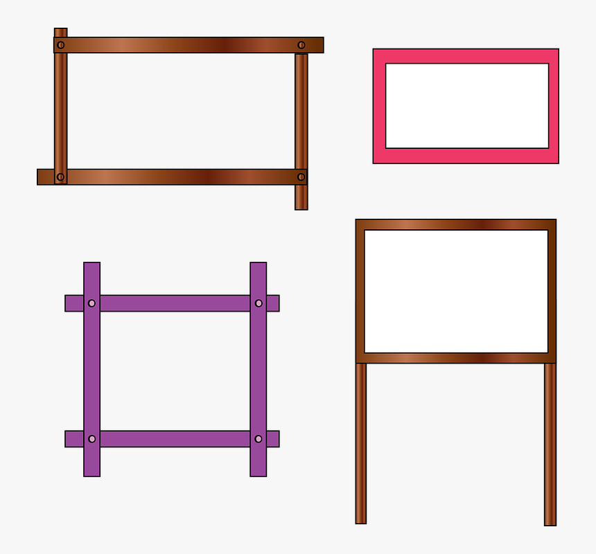 Hanging Polaroid Frame Png, Transparent Png