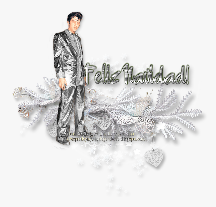 Elvis Presley Feliz Navidad, HD Png Download