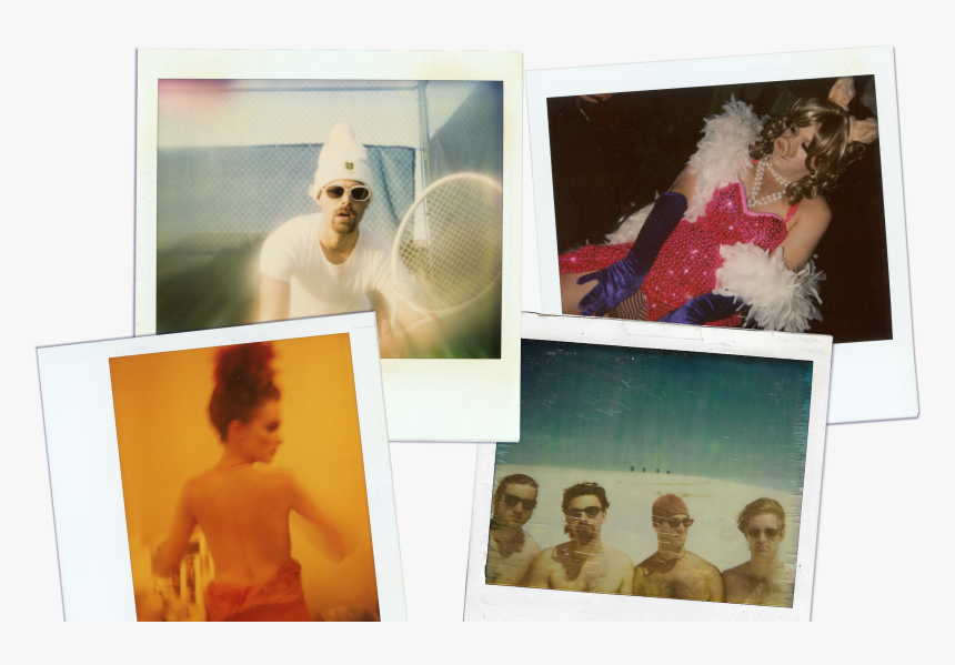 Hanging Polaroid Frame Png, Transparent Png