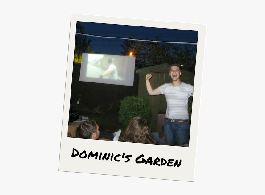 Hanging Polaroid Frame Png, Transparent Png