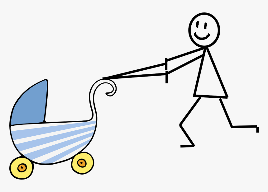 Baby Stroller Png, Transparent Png