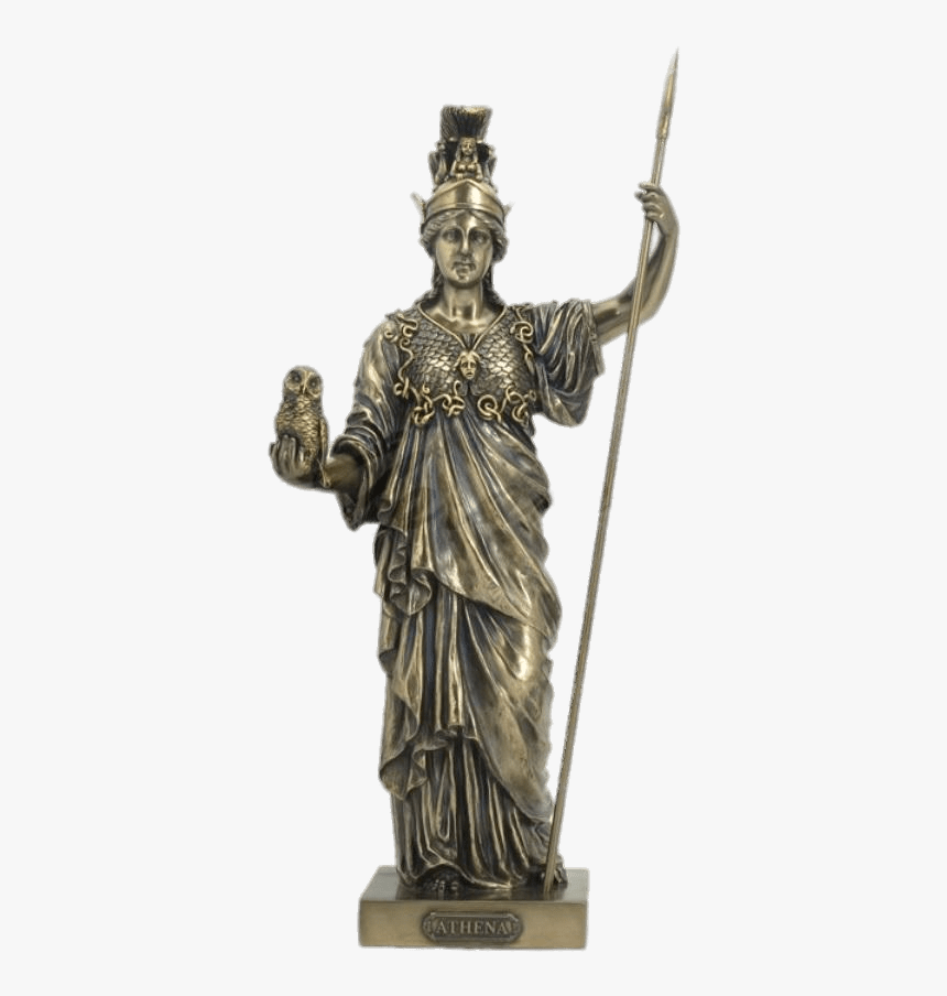 Athena Statuette, HD Png Download