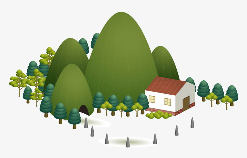 Tree Mountain Green, HD Png Download