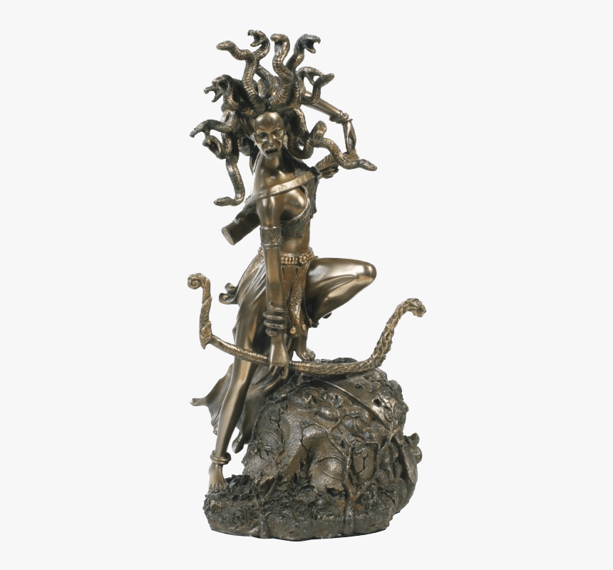 Medusa Statue, HD Png Download