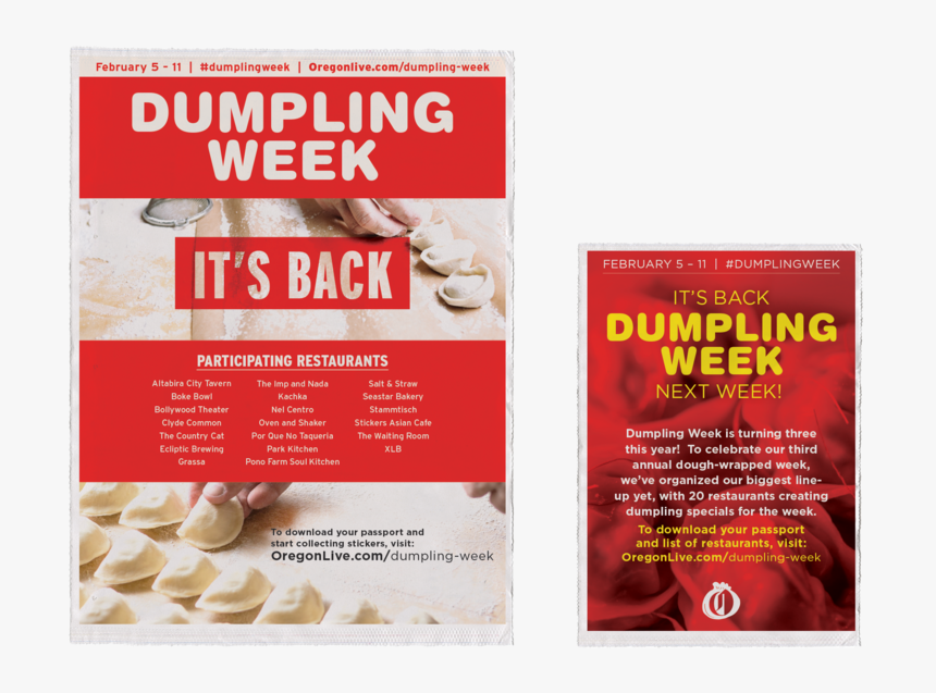 Mr Dumplingweek Newspaper Tr, HD Png Download