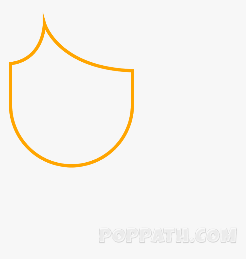 Start By Drawing The Face Outline As Shown , Png Download, Transparent Png