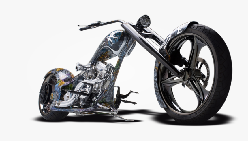 Chopper Motorcycle Png, Transparent Png