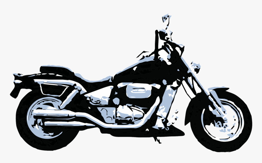 Chopper Motorcycle Png, Transparent Png