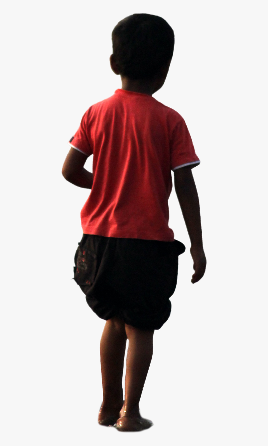 Boystandingwaterback, HD Png Download