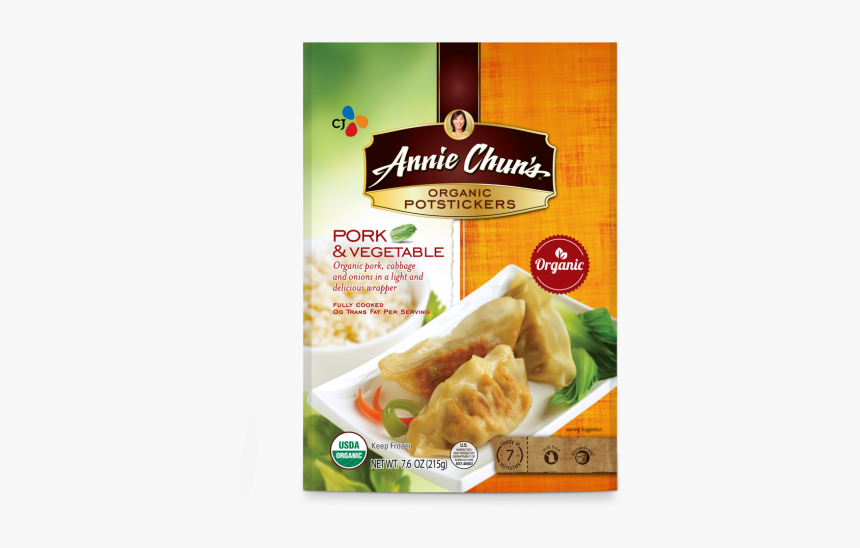 Annie Chun S Organic Pork And Vegetable Potsticker,, HD Png Download