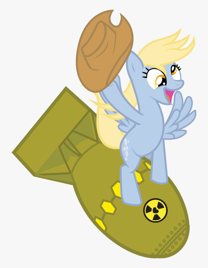 Atomic Bomb, Bomb, Cowboy Hat, Derpy Hooves, Dr, HD Png Download