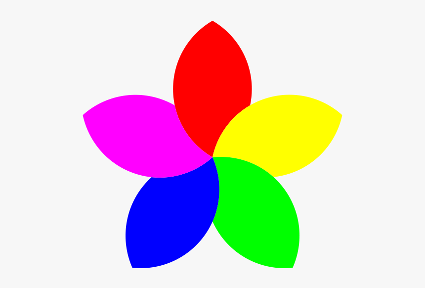 Football 5 Petal Flower Png Image, Transparent Png