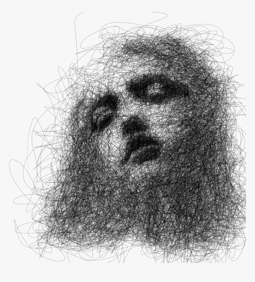 White Scribble Png, Transparent Png