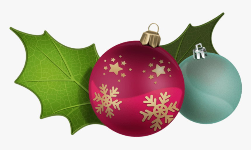 Free Png Christmas Balls With Mistletoe Png Images, Transparent Png