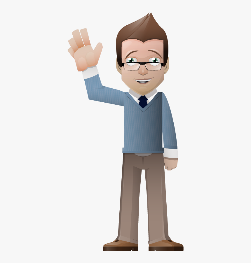 Euclidean Vector Man Cartoon, HD Png Download