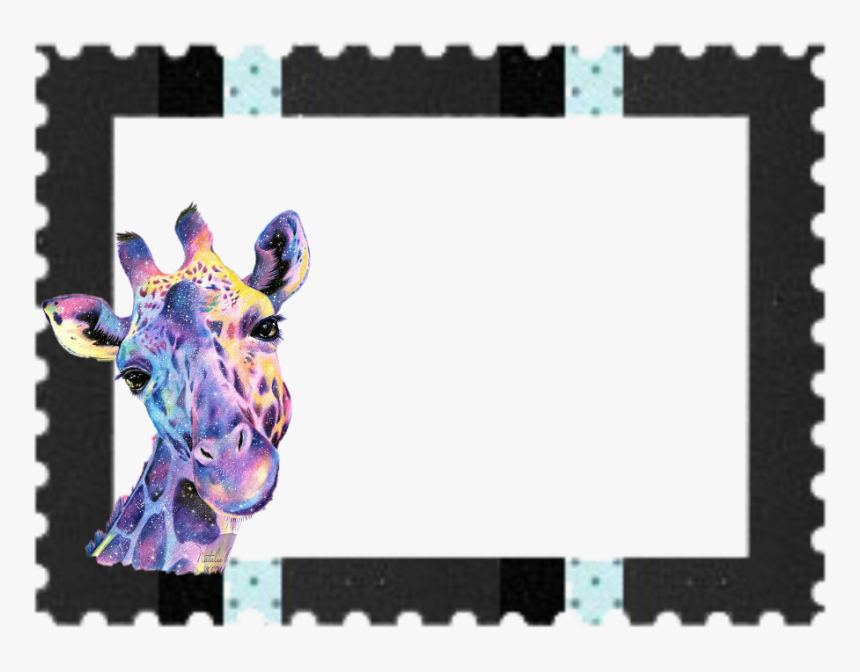 #mq #girraffe #frame #frames #border #borders, HD Png Download