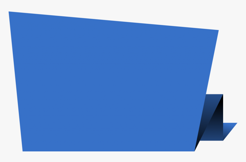 Banner Blue Vector Png, Transparent Png