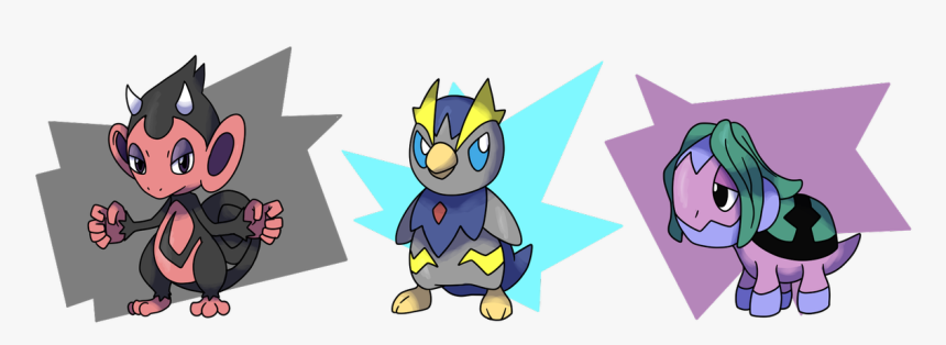 Chimchar Has Become Dark / Fire, Piplup Has Become - Cartoon, HD Png Download