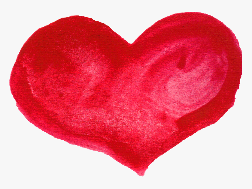 Transparent Spray Paint Heart - Painted Heart Transparent, HD Png Download