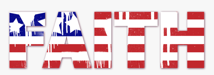 Usa, Us Flag, Faith, Spray Paint, Patriotic, American - American Flag Faith, HD Png Download
