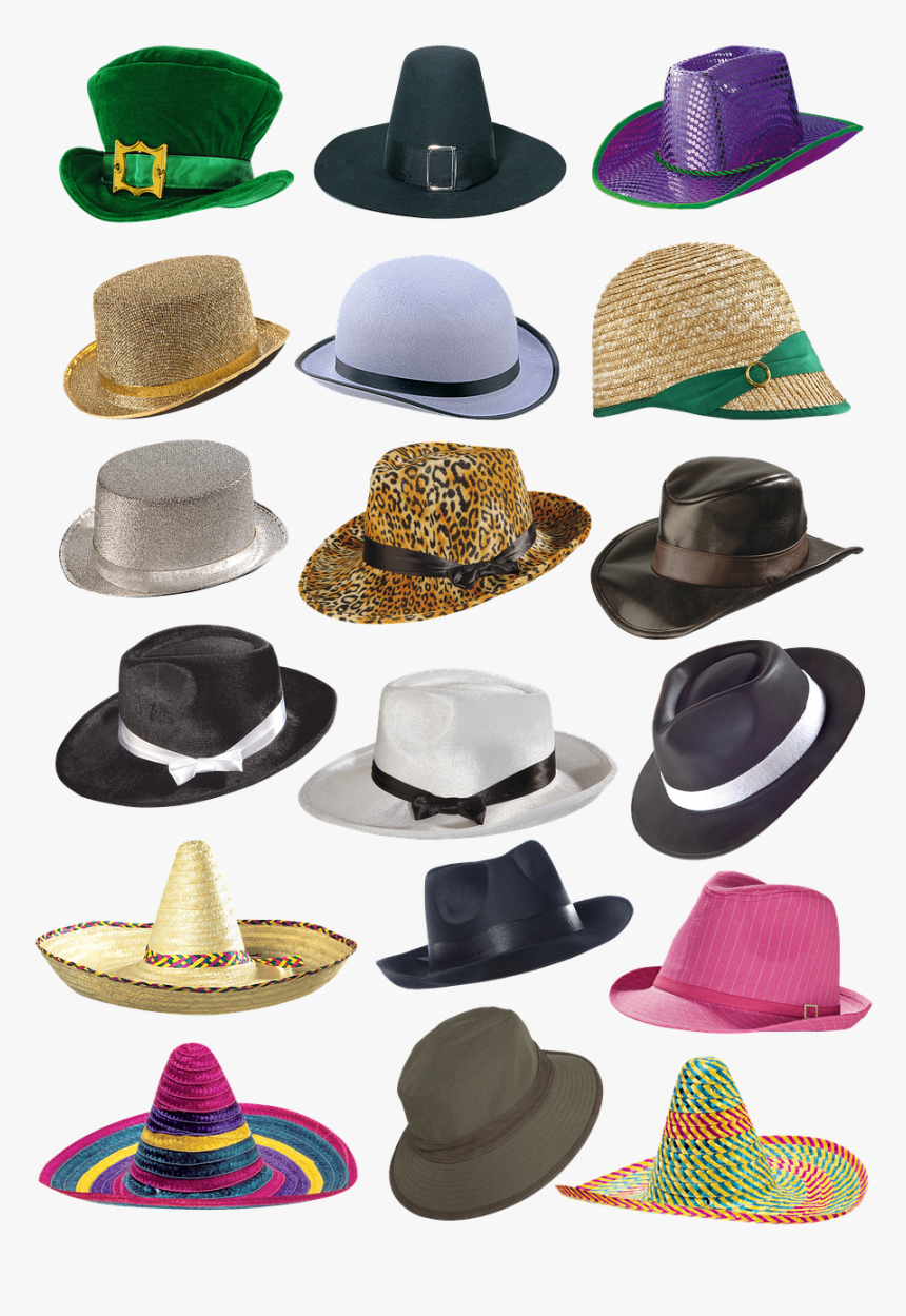 Hat Png Scrapbook Free Picture - Hats Png, Transparent Png