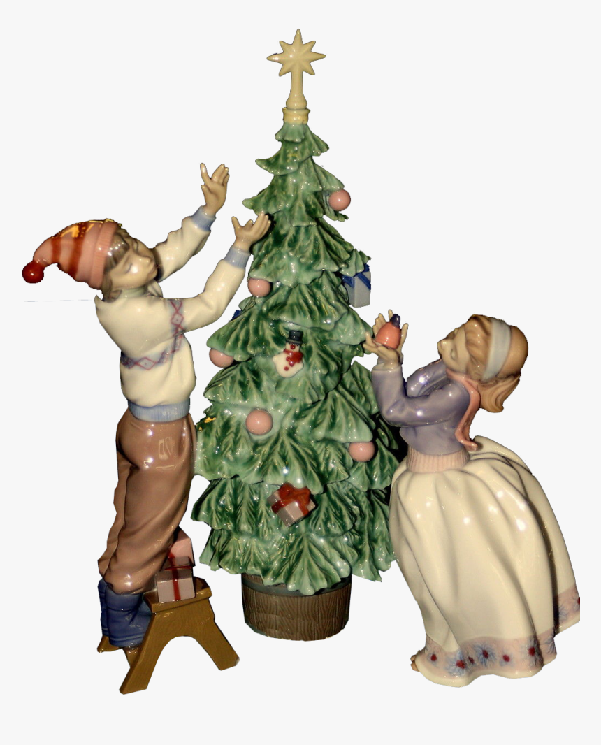 Christmas Tree Figurine - Christmas Tree, HD Png Download