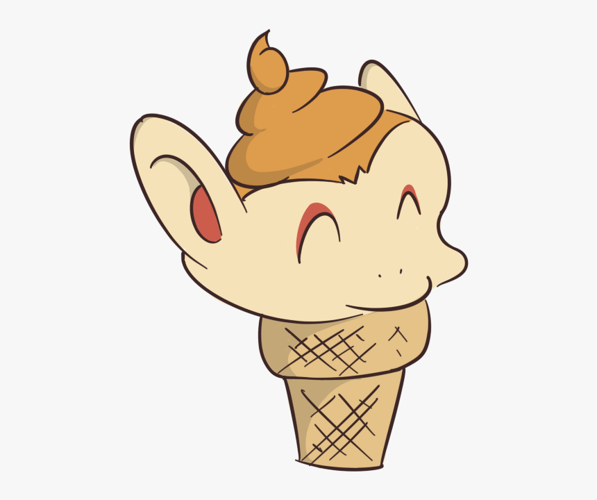 Soft Serve Chimchar , - Cartoon, HD Png Download