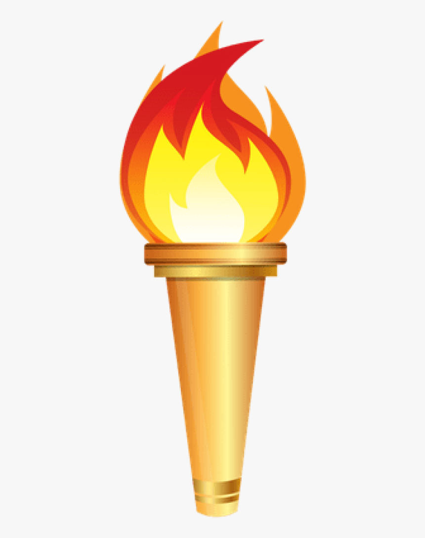 Transparent Torch Vector Png - Antorcha De Olimpiadas Png, Png Download