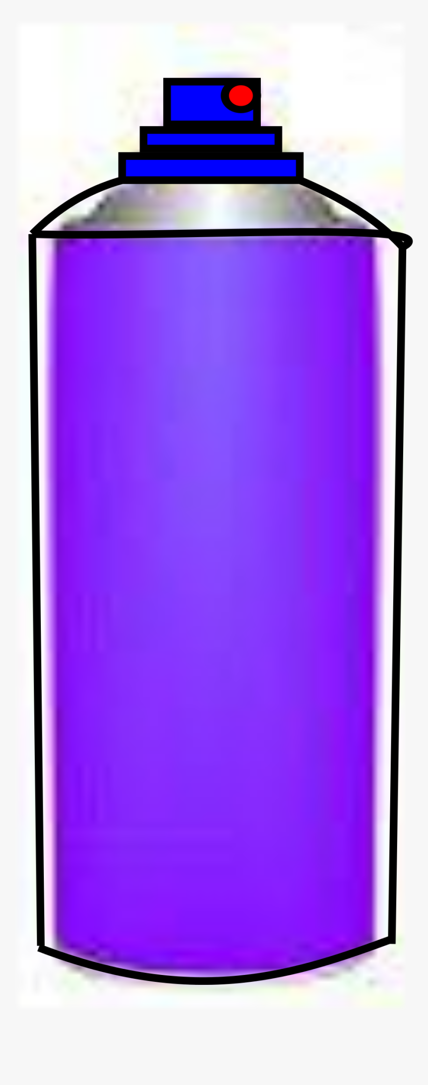 Spray Paint Can Png - Spray Can Purple, Transparent Png