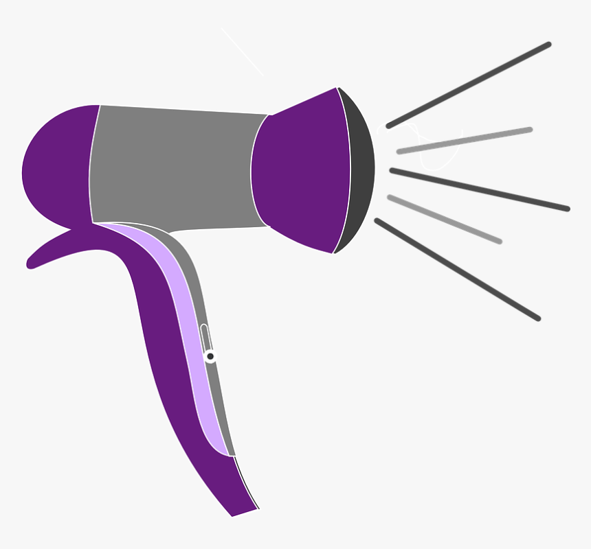 Blow Dryer, Blow Drier, Hair Blower, Hairdryer - Cartoon Hair Blow Dryer, HD Png Download