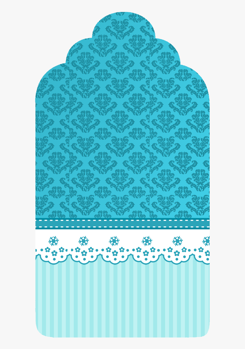 Montando Minha Festa Blank - Fundo Para Tag Azul Tiffany, HD Png Download