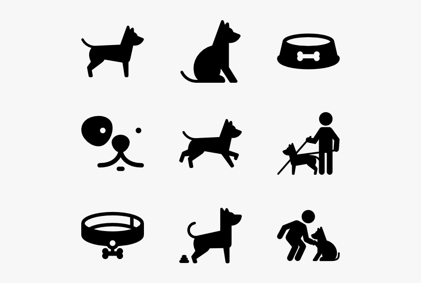Dog Breed,clip Art,canidae,dog,line Figure - Dog Pictogram, HD Png Download