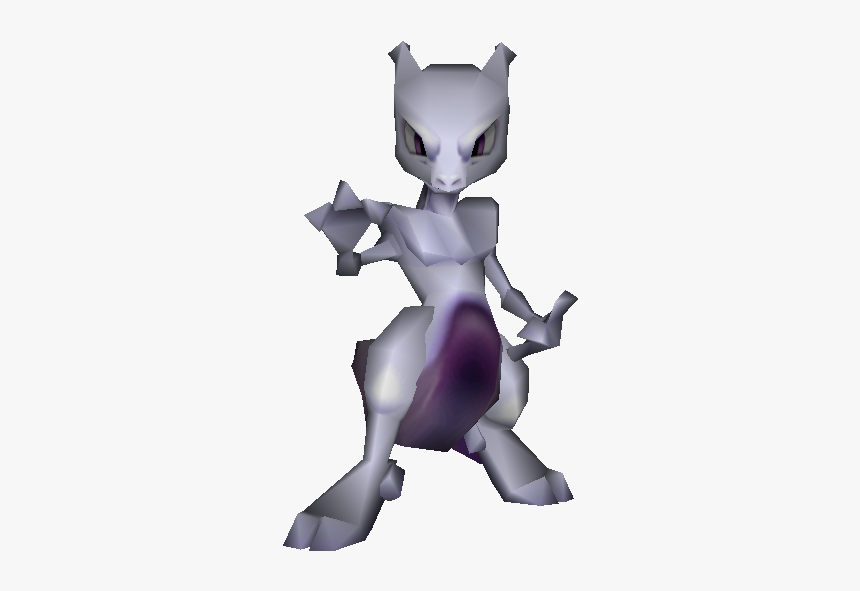 Download Zip Archive - Pokemon Stadium Mewtwo Model, HD Png Download