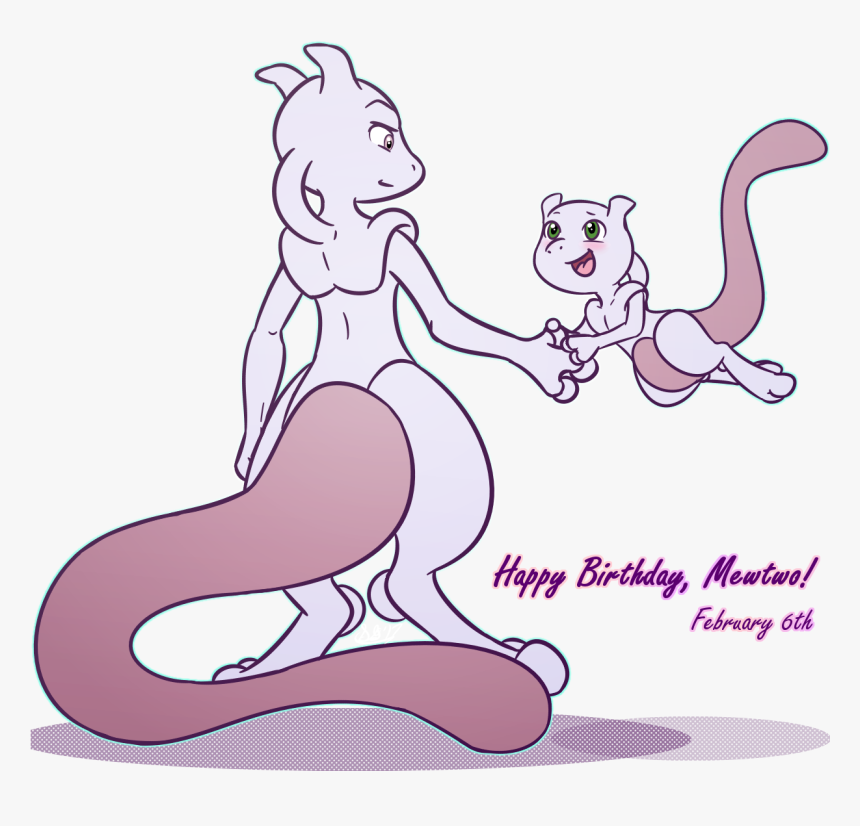 Like The Title Says 
here’s His Baby Brutha Frumanutha - Mew And Baby Mewtwo, HD Png Download