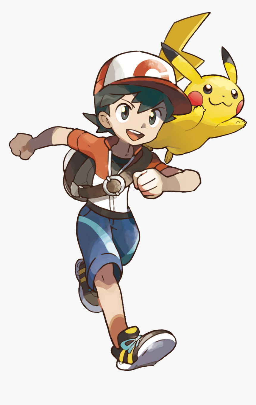 Nj Coding Practice - Pokemon Let's Go Pikachu Trainer, HD Png Download